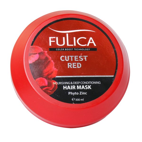 ماسک تقویت کننده و نرم کننده عمیق موهای قرمز فولیکا 300 میلی لیتری