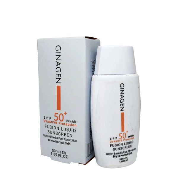 کرم ضد آفتاب SPF50 ژیناژن مناسب پوست خشک و نرمال 50 میلی لیتری