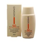 کرم ضد آفتاب رنگی SPF50 ژیناژن مناسب پوست چرب 50 میلی لیتری
