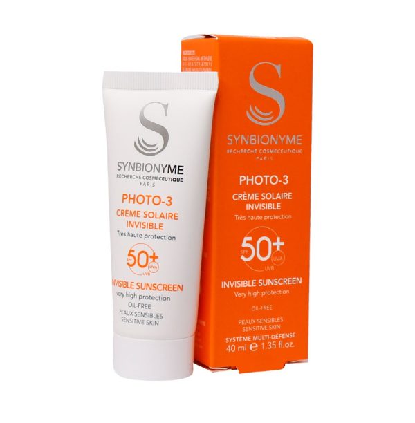 کرم ضد آفتاب بی‌ رنگ فتو 3 +SPF50 سین بیونیم مخصوص پوست حساس 40 میلی لیتری
